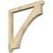 Ekena Millwork Westlake Arts & Crafts Rough Sawn Bracket, Douglas Fir, 4"W x 48"D x 48"H BKT04X48X48WTL03RDF - alternate 1